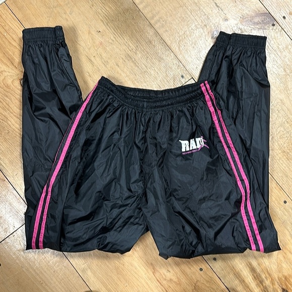 RAD, The Ultimate Strength Sauna Sweat Suit - Pants & Top, Black/ Pink XL, EUC - Picture 2 of 10